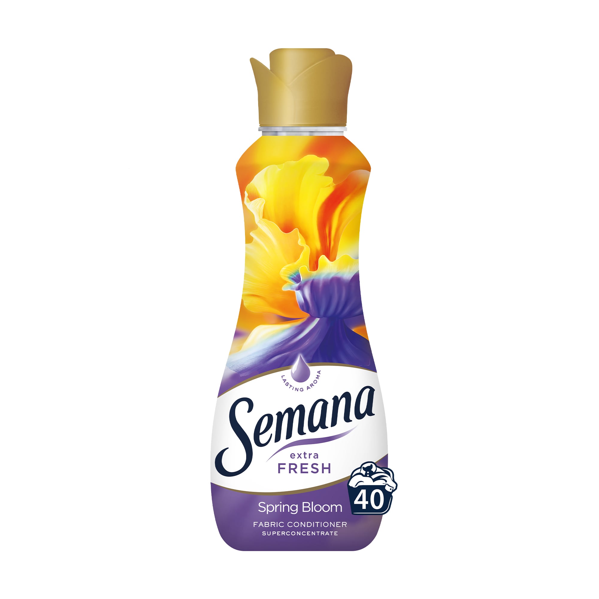 Кондиціонер для білизни Semana Extra Fresh Spring Bloom, 40 циклів прання, 800 мл