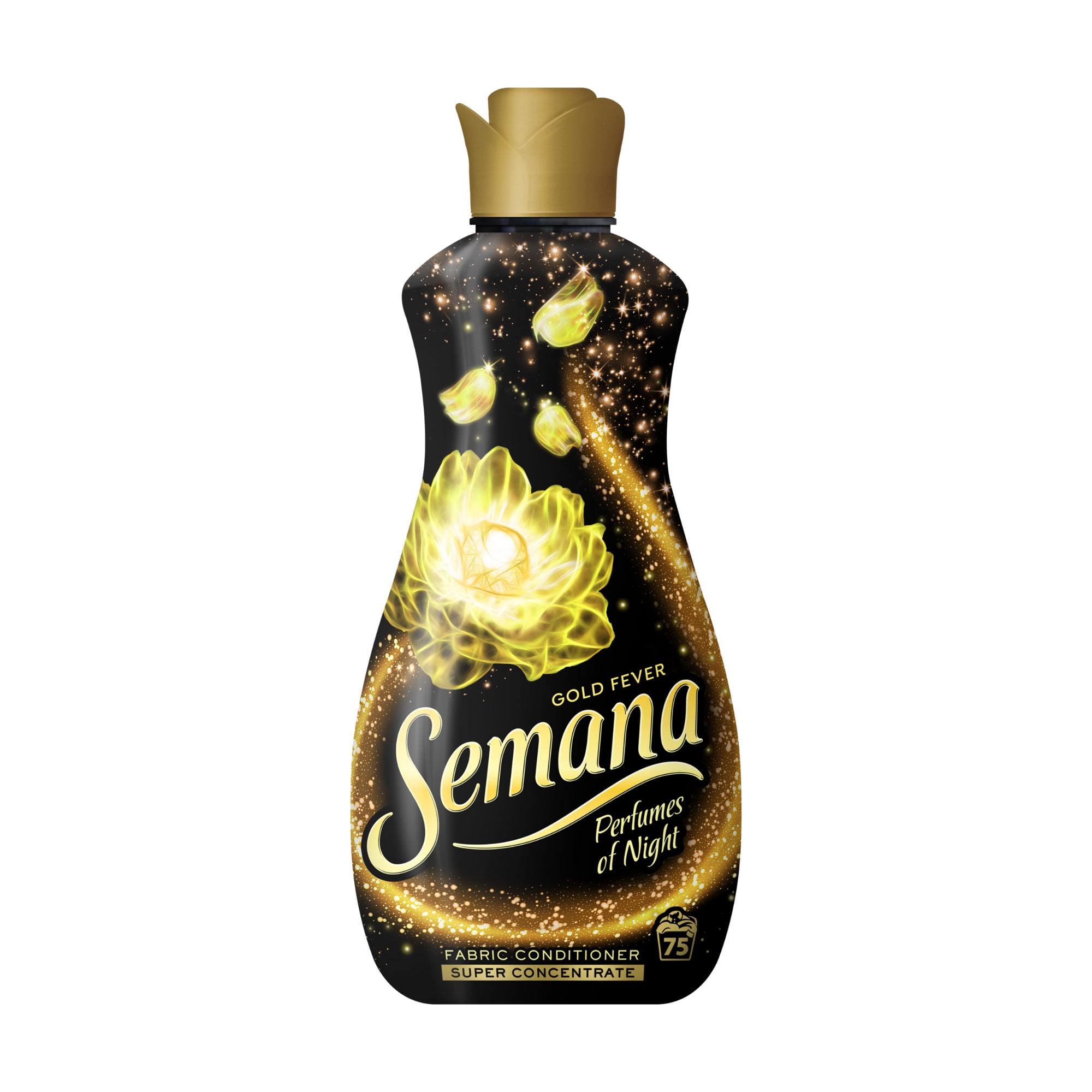 Кондиціонер для білизни Semana Perfumes of Night Gold Fever, 75 циклів прання, 1.65 л