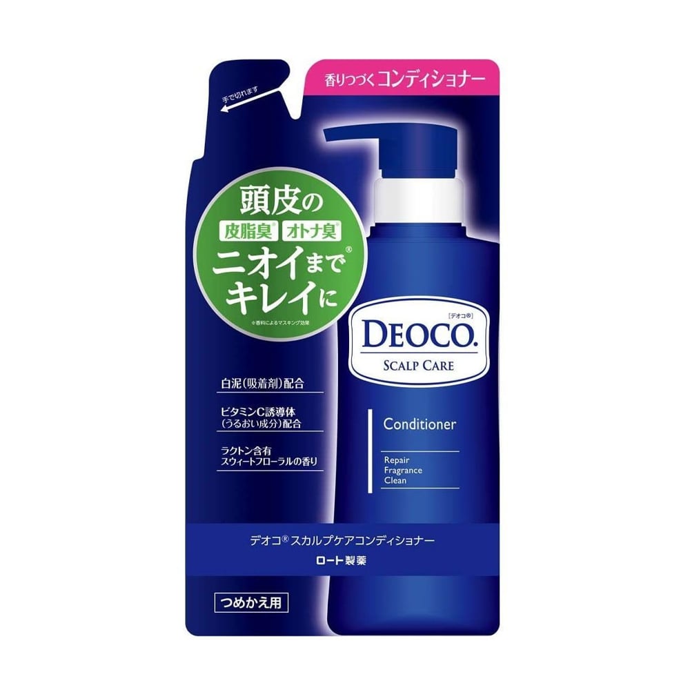 Кондиціонер для догляду за шкірою голови Rohto Deoco Scalp Care Conditioner, 350 мл (дой-пак)