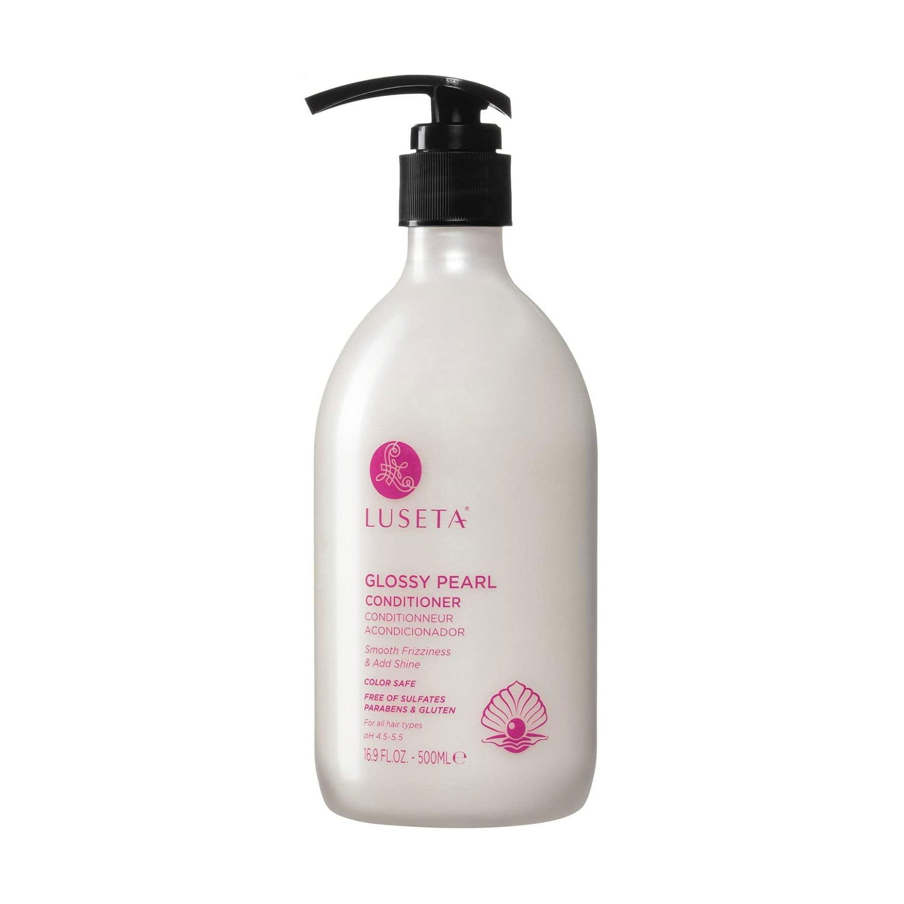 Кондиціонер для гладкості та інтенсивного блиску волосся Luseta Glossy Pearl Conditioner, 500 мл