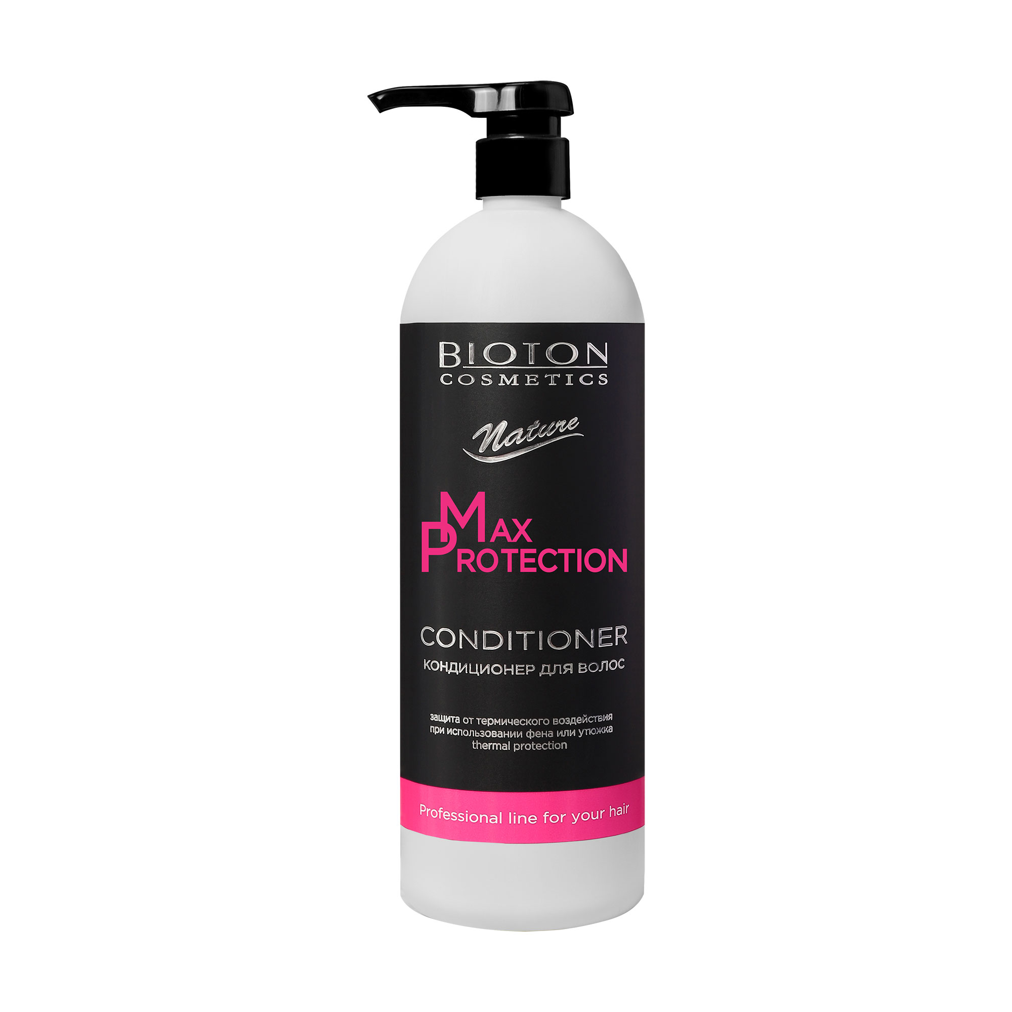 Кондиціонер для волосся Bioton Cosmetics Nature Professional Max Protection захист від термічного впливу, 1 л
