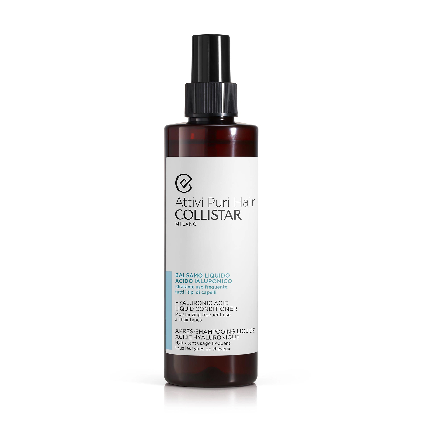 Кондиціонер для волосся Collistar Attivi Puri Hair Hyaluronic Acid Liquid Conditioner, 200 мл