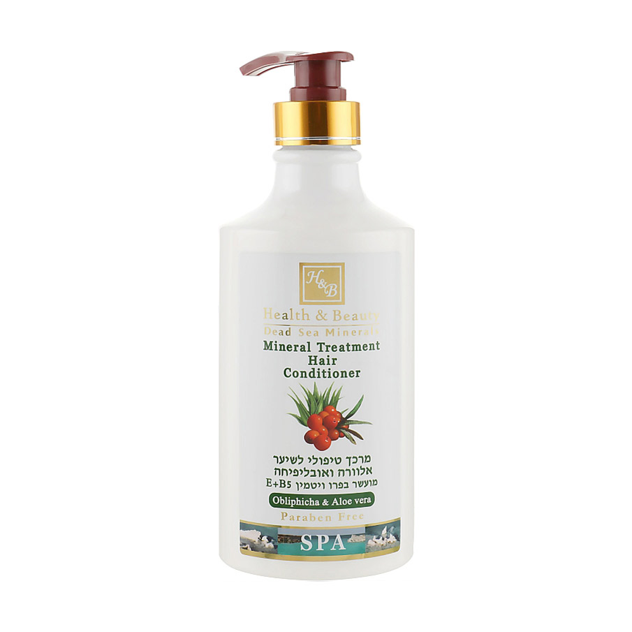 Кондиціонер для волосся Health And Beauty Mineral Treatment Hair Conditioner з мінералами Мертвого моря та олією обліпихи, 780 мл