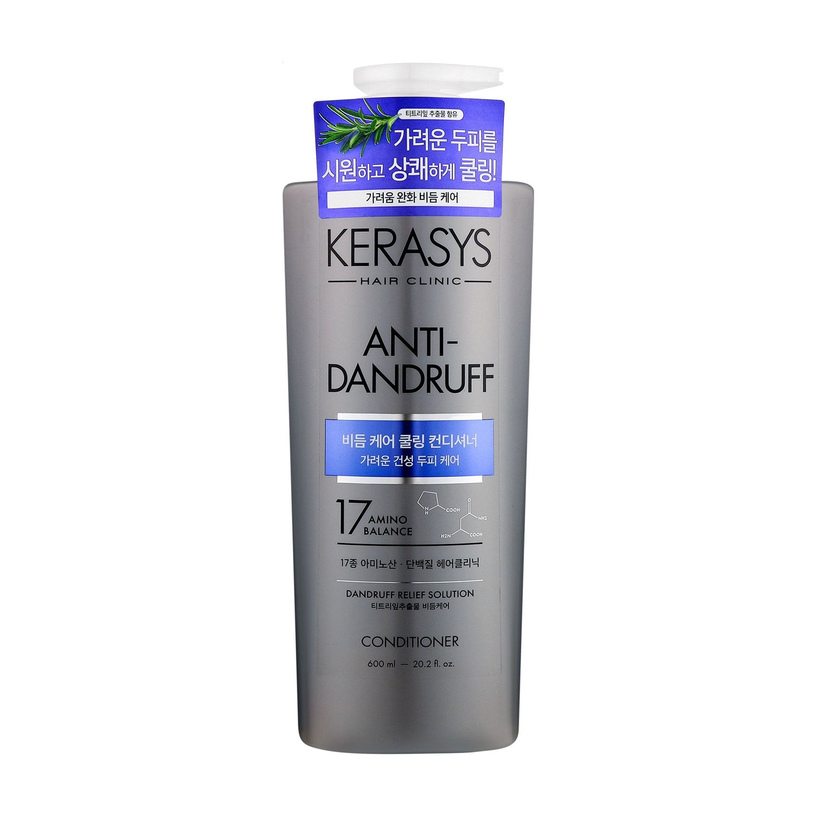 Кондиціонер для волосся KeraSys Anti-Dandruff Relief Solution Conditioner проти лупи, 600 мл