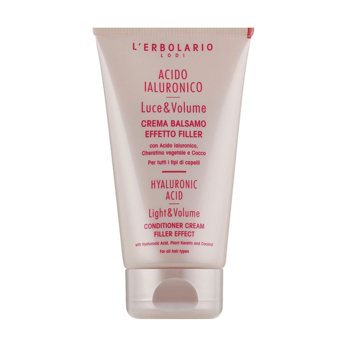 Кондиціонер для волосся L'Erbolario Effect Filler Conditioner Cream з гіалуроновою кислотою та рослинним кератином, 150 мл