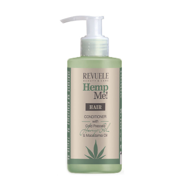 Кондиціонер для волосся Revuele Hemp Me! Hair Conditioner з конопляною олією холодного віджиму та олією макадамії, 250 мл