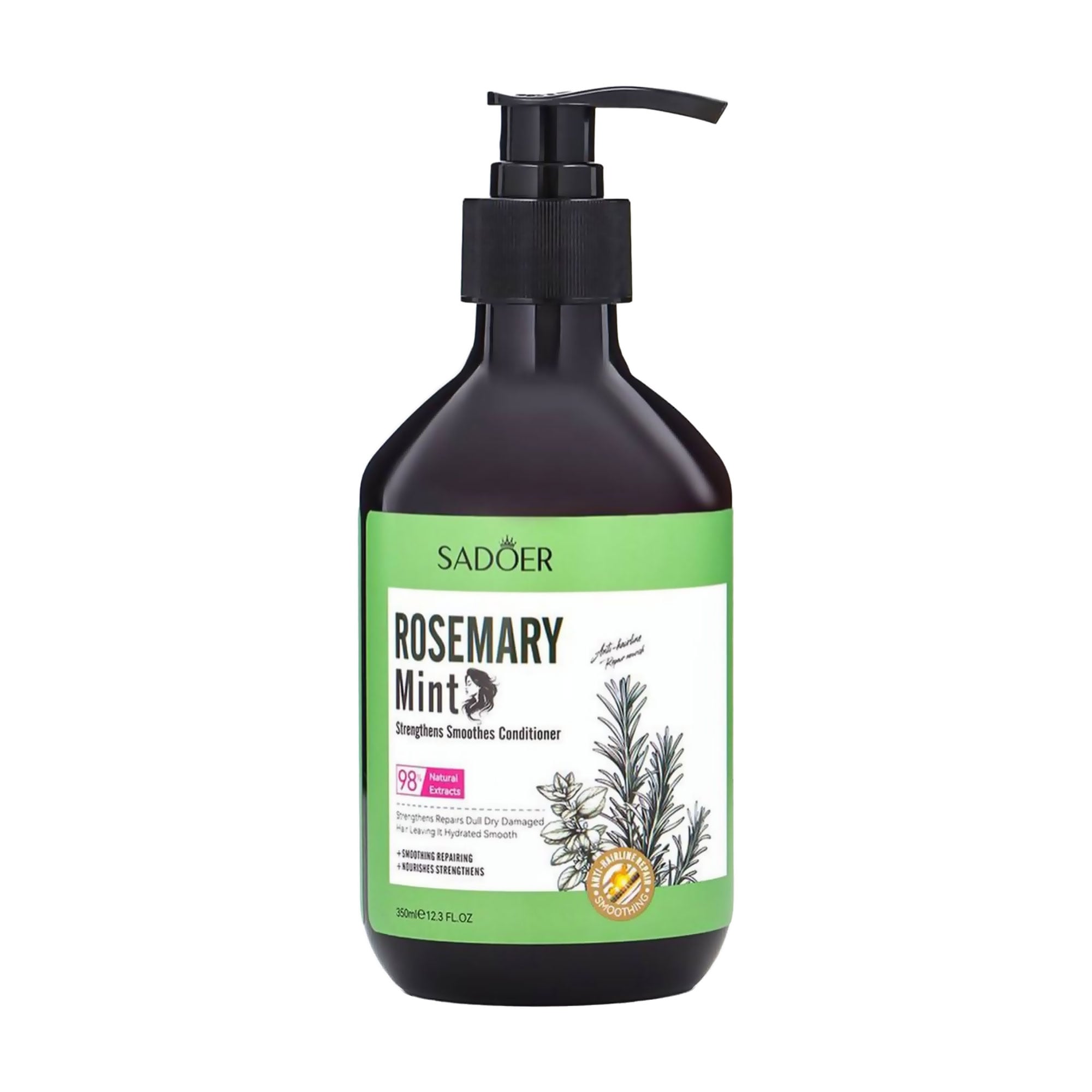 Кондиціонер для волосся Sadoer Rosemary Mint Strengthens Smoothes Conditioner, 350 мл
