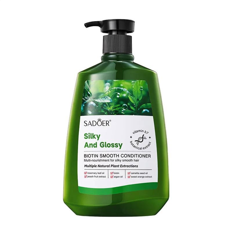 Кондиціонер для волосся Sadoer Silky and Glossy Biotin Smooth Conditioner, 520 мл