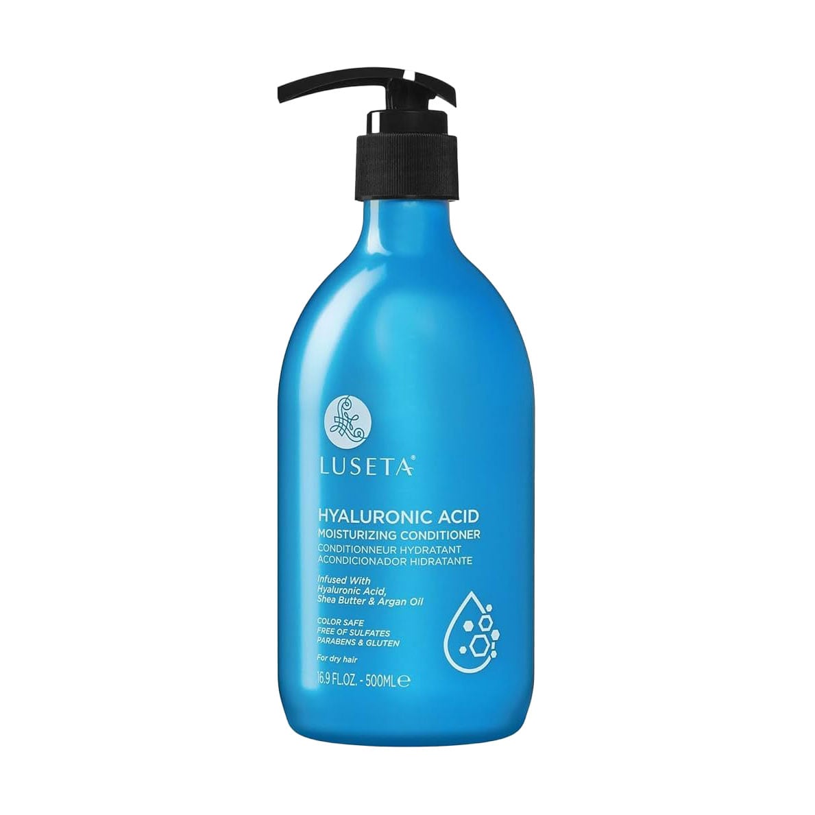 Кондиціонер для зволоження волосся Luseta Hyaluronic Acid Moisturizing Conditioner, 500 мл