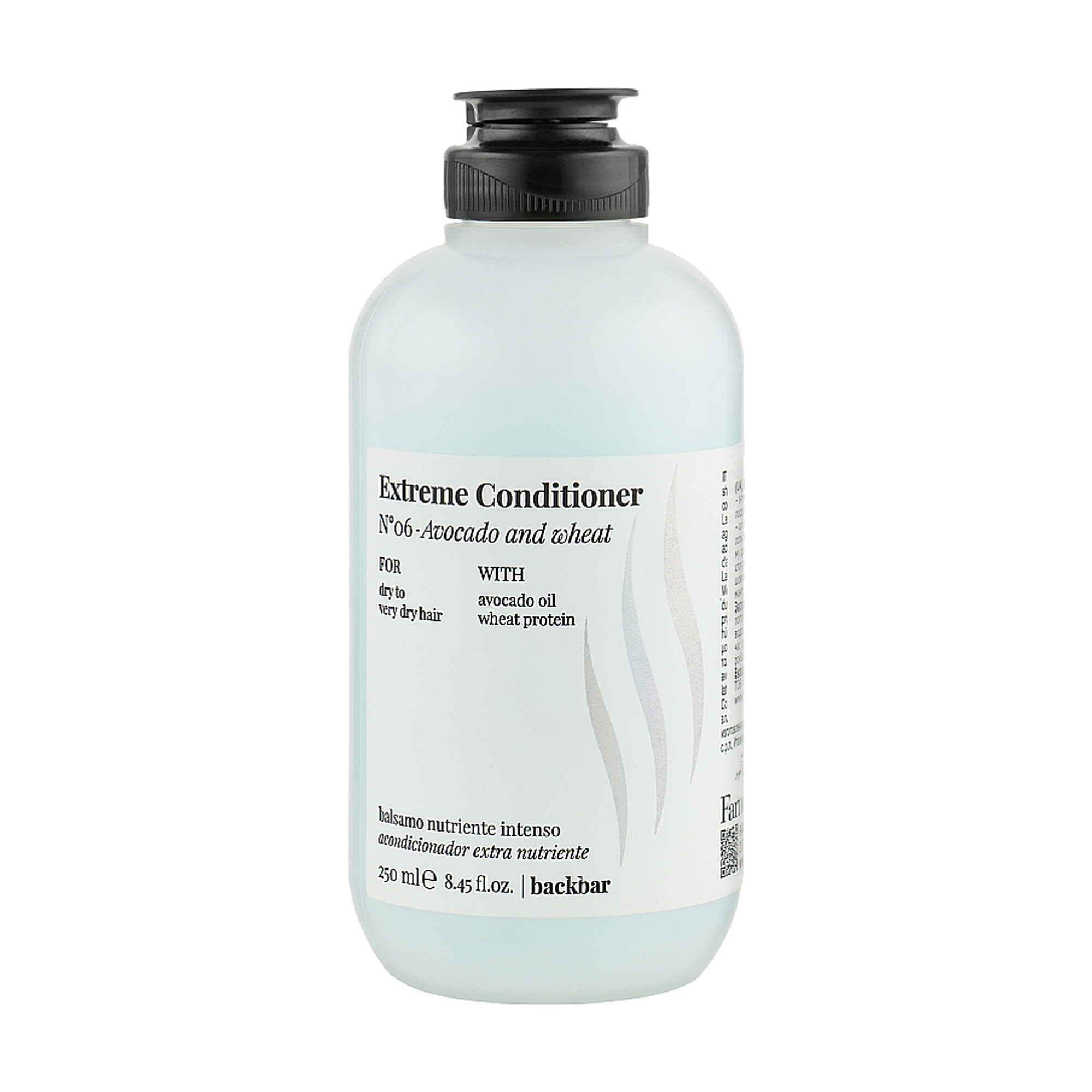 Кондиціонер FarmaVita Backbar Extreme Conditioner №6 Авокадо та пшениця, для сухого волосся, 250 мл