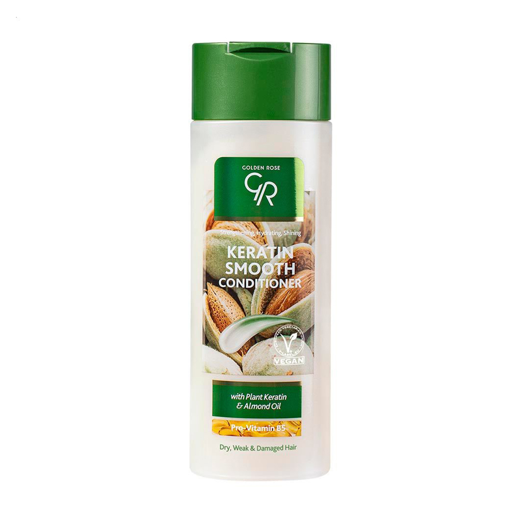 Кондиціонер Golden Rose Keratin Smooth Conditioner для сухого, ослабленого та пошкодженого волосся, 430 мл