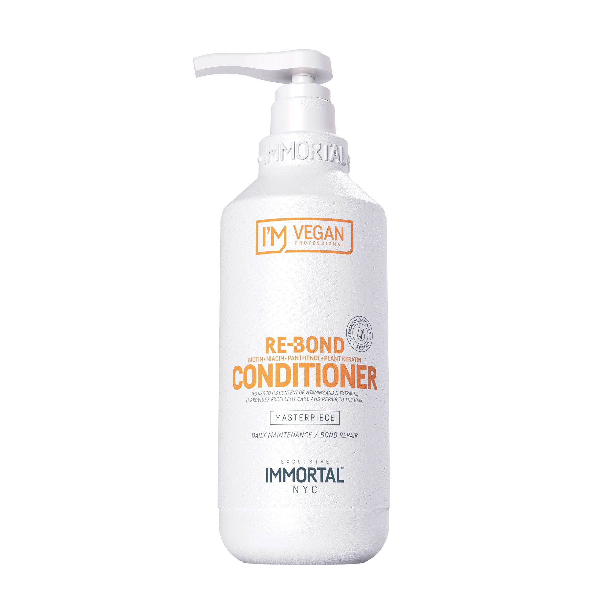 Кондиціонер Immortal NYC I'm Vegan Re-Bond Conditioner для глибокого відновлення пошкодженого волосся, 500 мл