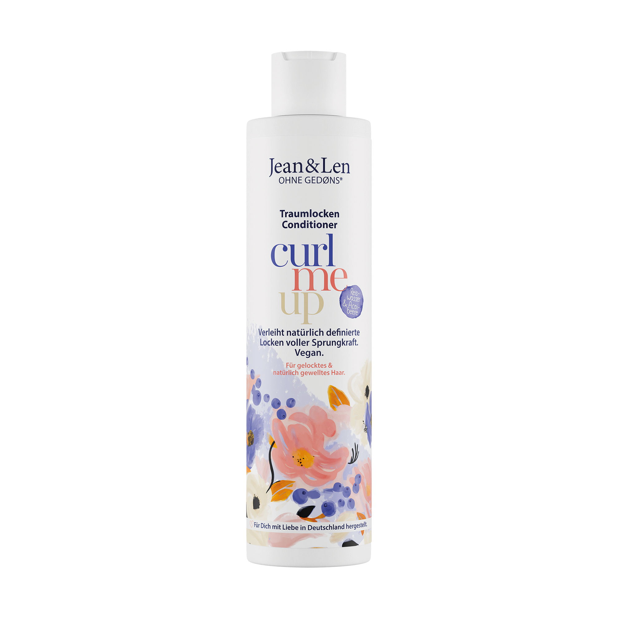 Кондиціонер Jean &amp; Len Conditioner Рисова вода та ягоди асаї, для кучерявого волосся, 300 мл