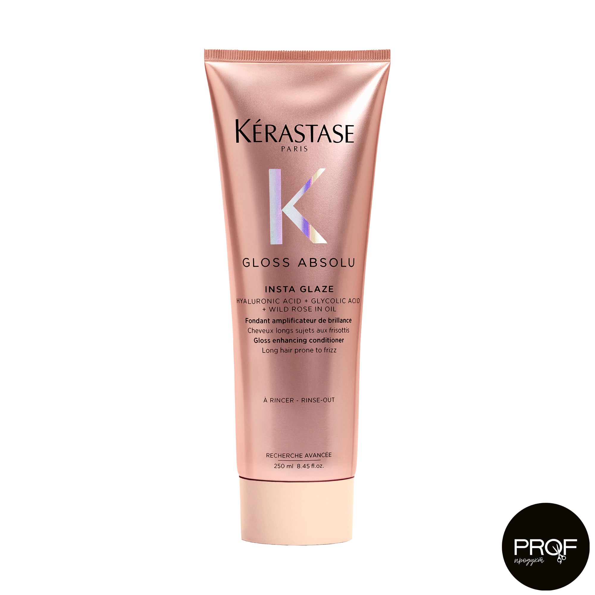 Кондиціонер Kerastase Gloss Absolu Insta Glaze Gloss Enhancing Conditioner для гладкості та посилення блиску довгого, неслухняного волосся, 250 мл