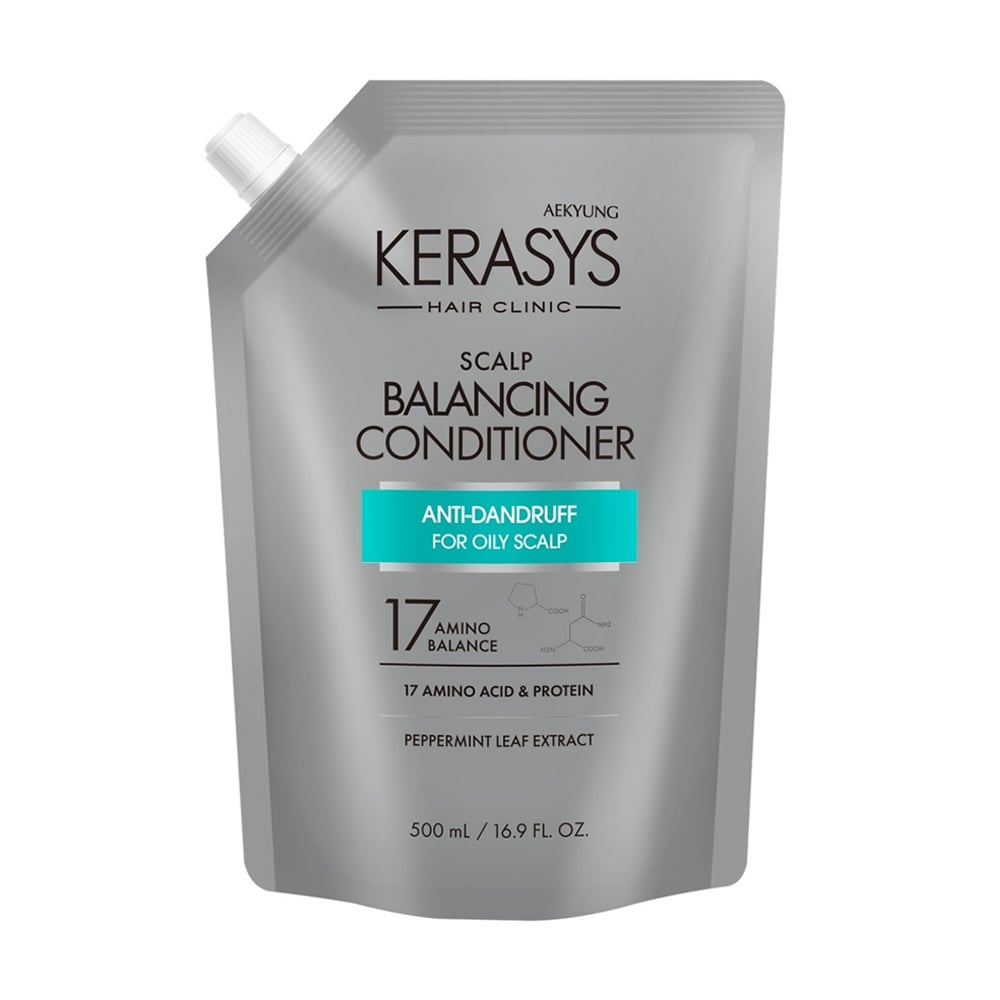 Кондиціонер KeraSys Scalp Care Balancing Conditioner для жирної шкіри голови, 500 мл (дойпак)