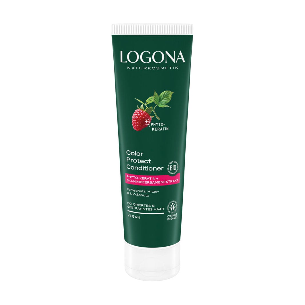 Кондиціонер Logona Color Protect Conditioner для захисту кольору волосся, з малиною та фітокератином, 150 мл