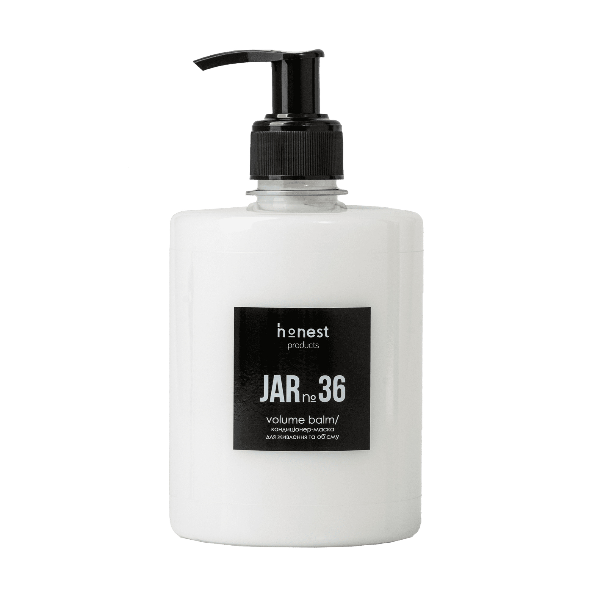 Кондиціонер-маска Honest Products Jar 36 для живлення та об'єму волосся, 500 мл