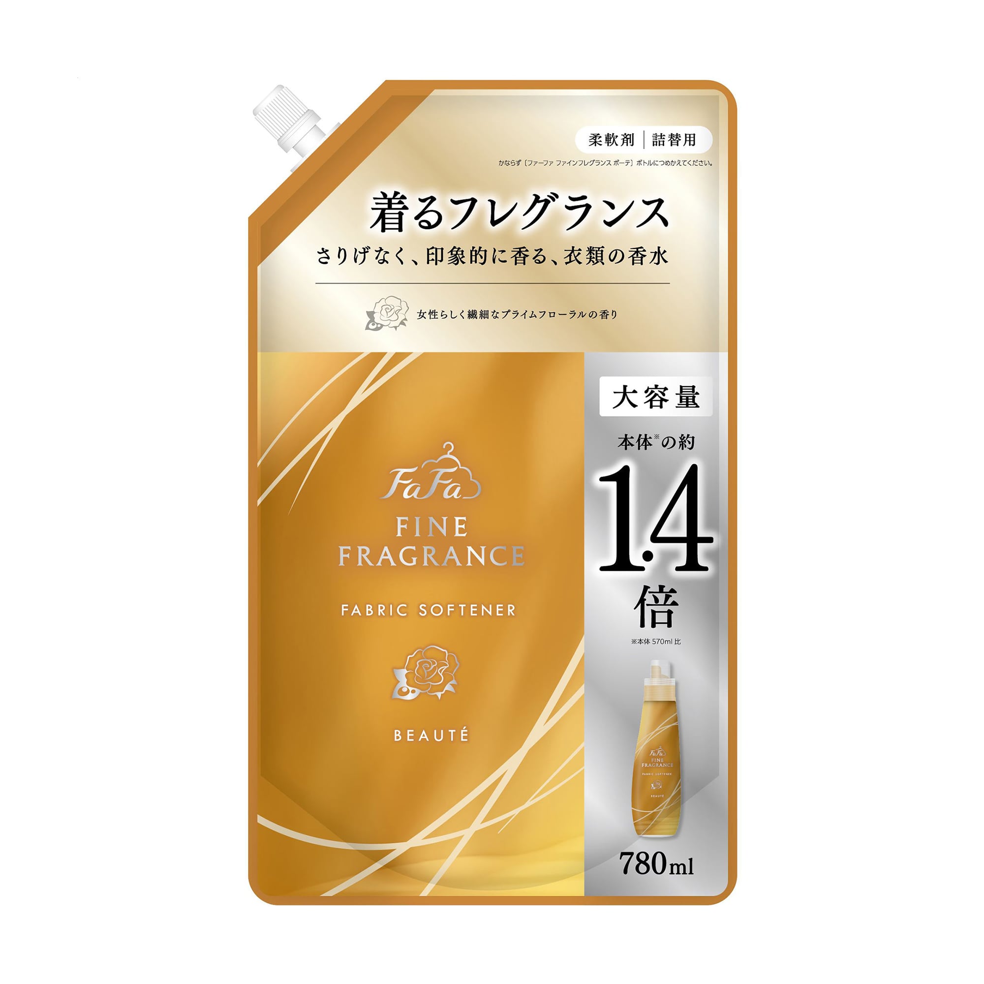 Кондиціонер-ополіскувач для білизни FaFa Fine Fragrance Beaute, 780 мл (дойпак)