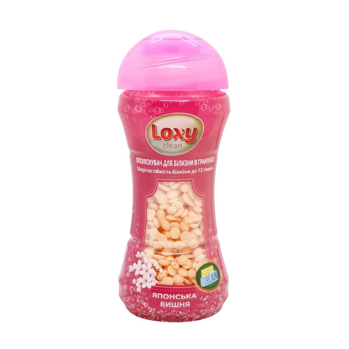 Кондиціонер-ополіскувач для білизни Loxy Clean Японська вишня, в гранулах, 210 г