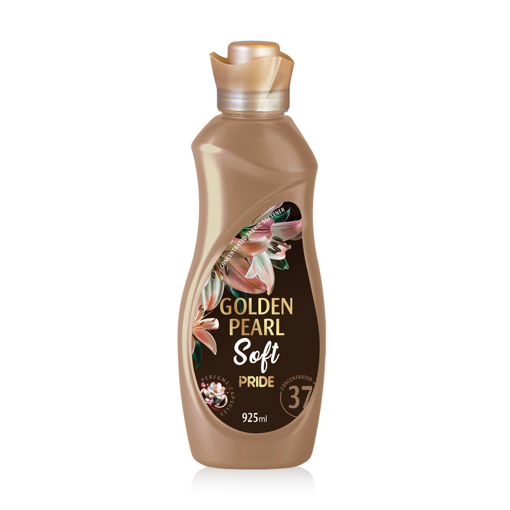 Кондиціонер-ополіскувач для білизни PRIDE Soft Golden Pearl 37 циклів прання, 925 мл