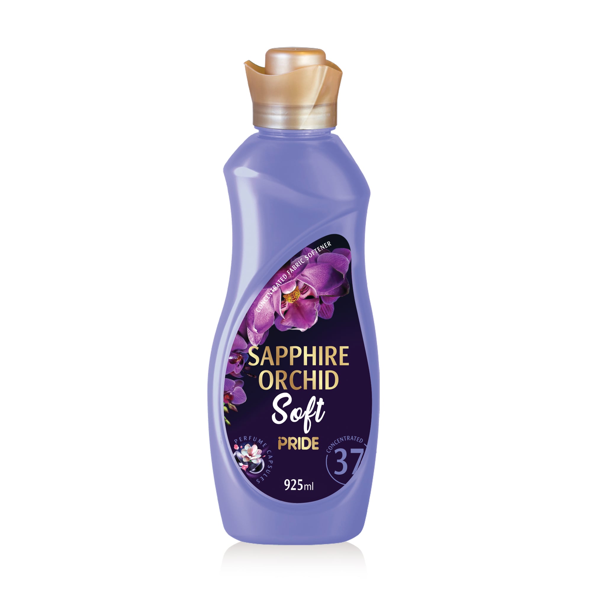 Кондиціонер-ополіскувач для білизни PRIDE Soft Sapphire Orchid 37 циклів прання, 925 мл