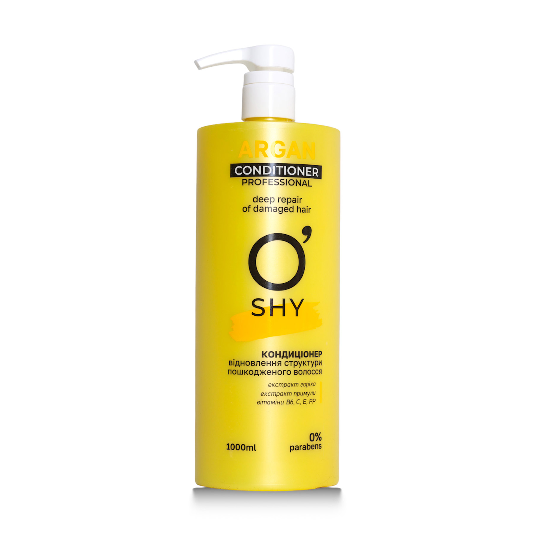 Кондиціонер O'shy Argan Professional Conditioner Відновлення структури пошкодженого волосся, 1 л