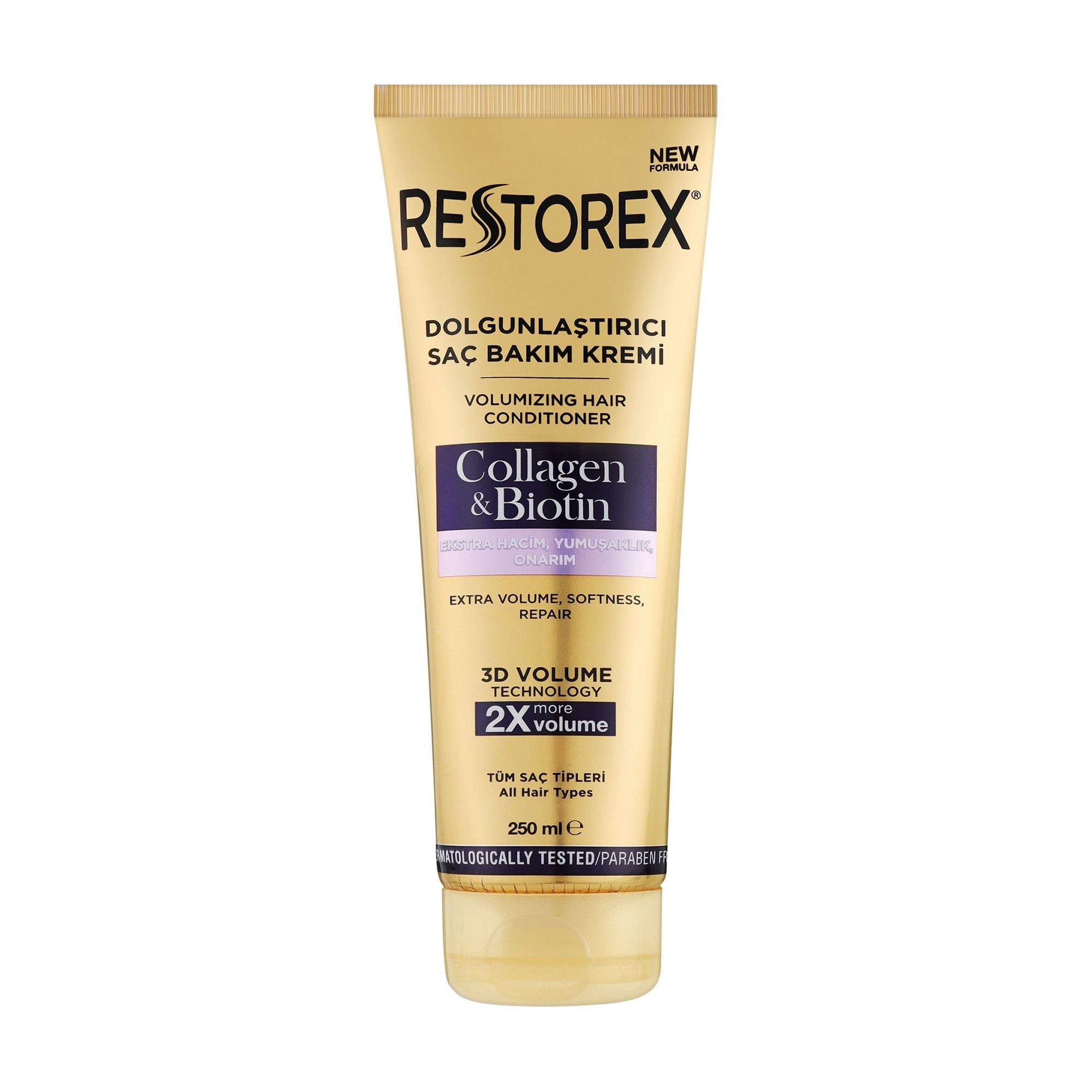 Кондиціонер Restorex Collagen &amp; Biotin Volumizing Hair Care Conditioner що надає об'єм волоссю, 250 мл