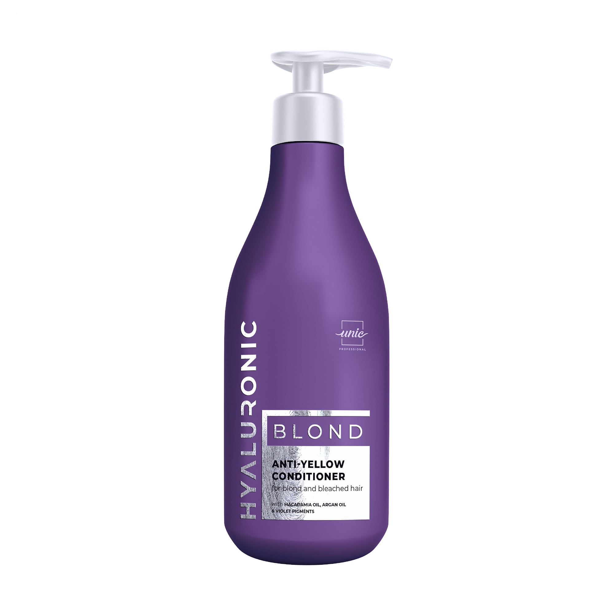 Кондиціонер Unic Hyaluronic Blond Anti-Yellow Conditioner для світлого та знебарвленого волосся, 500 мл