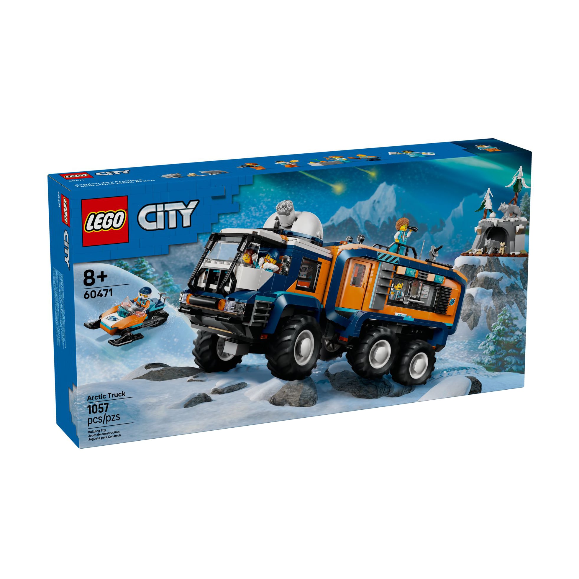 Конструктор LEGO City Арктична дослідницька вантажівка з науковою лабораторією, 1057 деталей, від 8 років (60471)