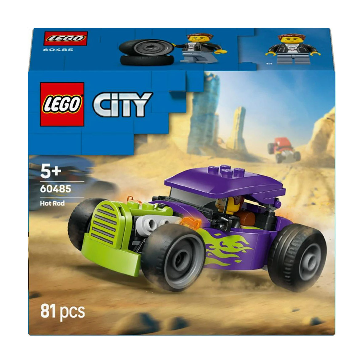Конструктор LEGO City Хотрод, 81 деталь, від 5 років (60485)