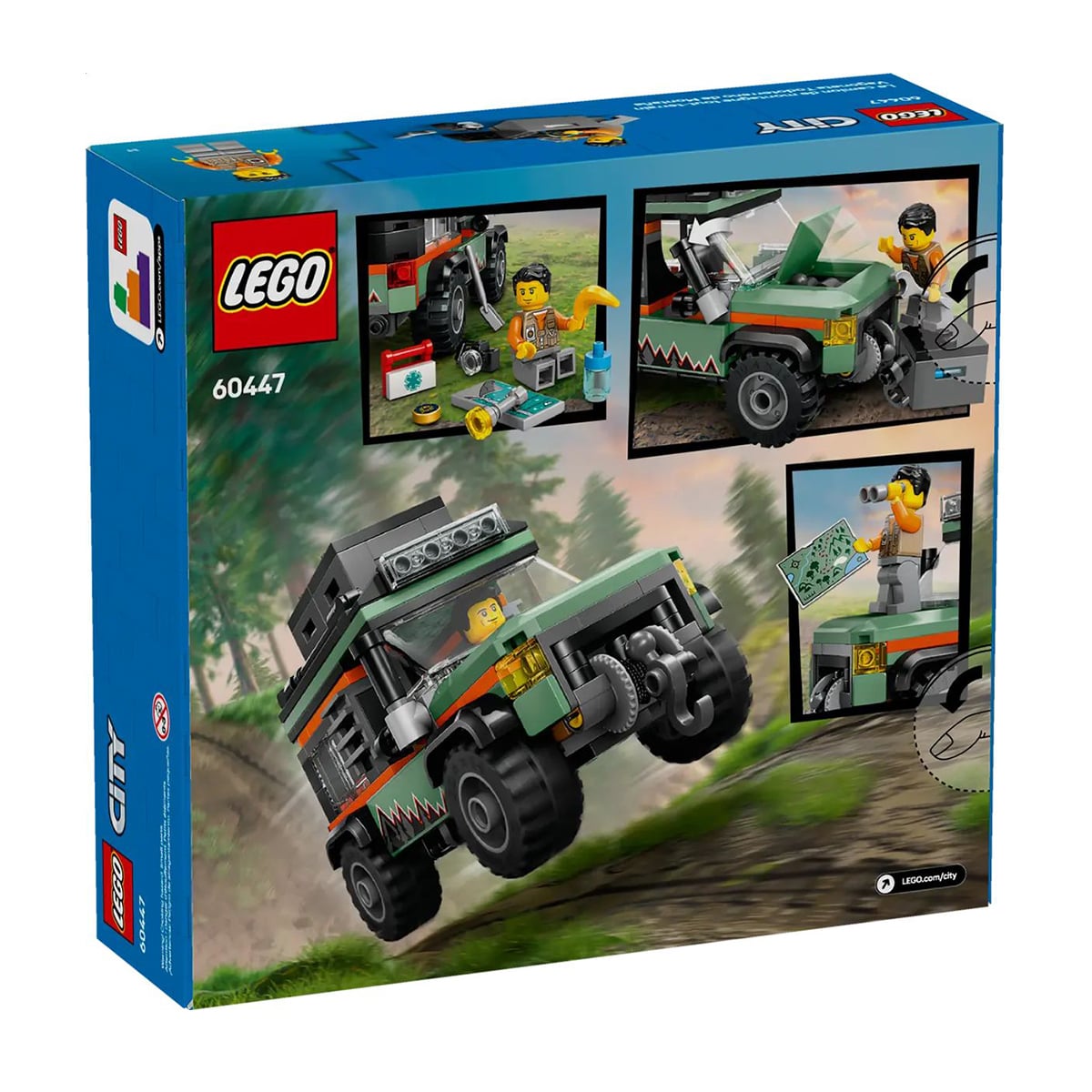 Конструктор LEGO City Позашляхова гірська вантажівка, 221 деталь, від 6 років (60447)