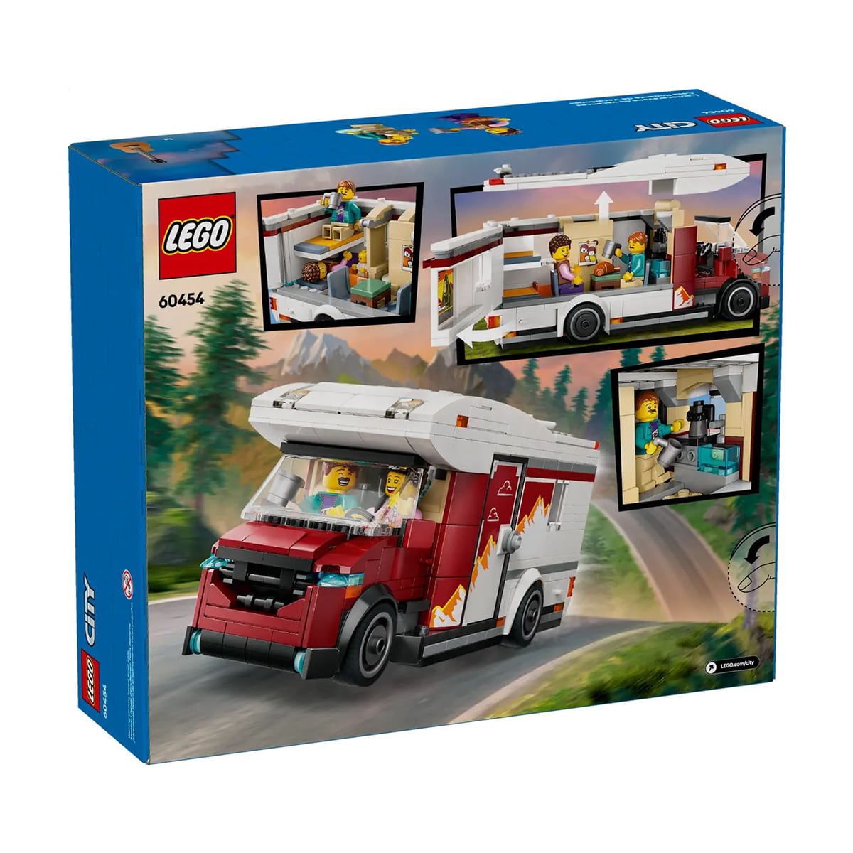 Конструктор LEGO City Пригодницький будинок на колесах для відпустки, 385 деталей, від 6 років (60454)