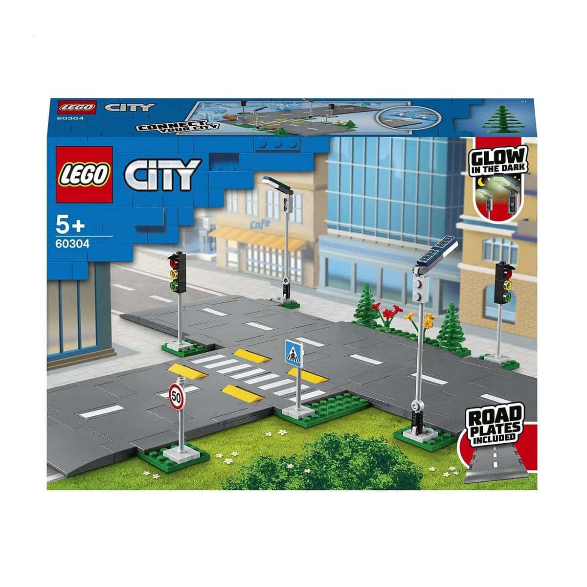 Конструктор LEGO City Town Дорожні плити, 112 деталей, від 5 років (60304)