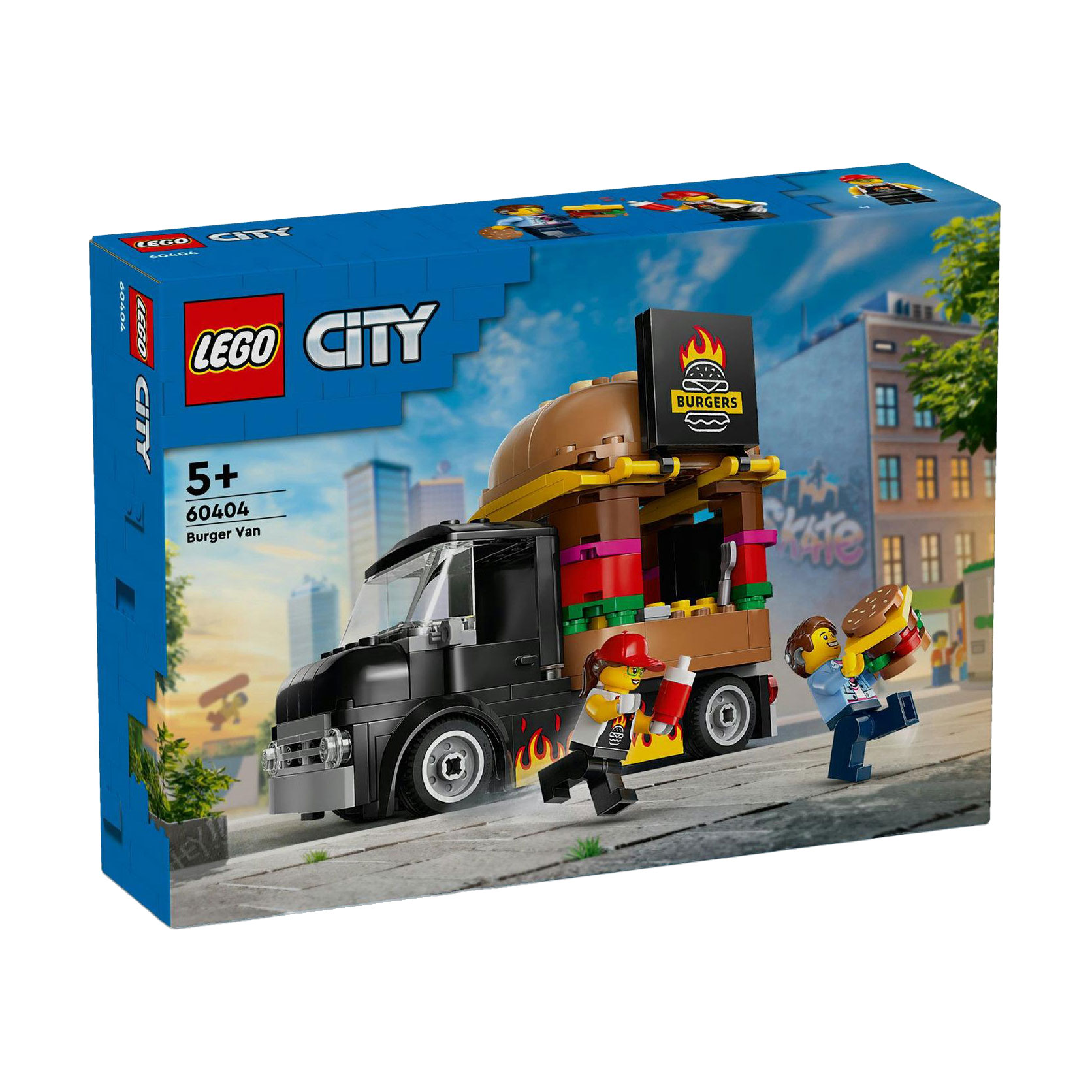 Конструктор LEGO City Вантажівка з гамбургерами, 194 деталі, від 5 років (60404)