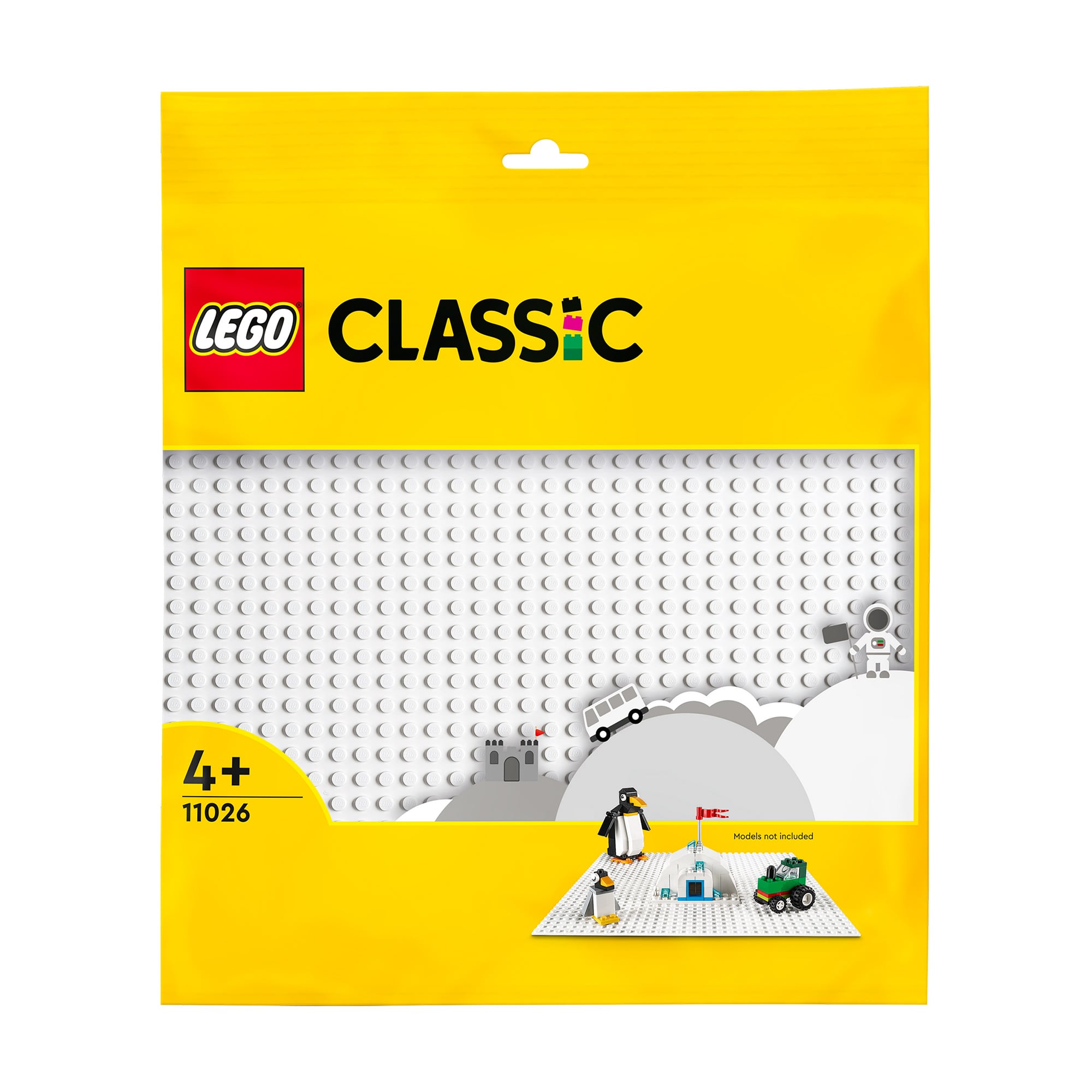 Конструктор LEGO Classic Біла базова пластина, 1 деталь, від 4 років (11026)