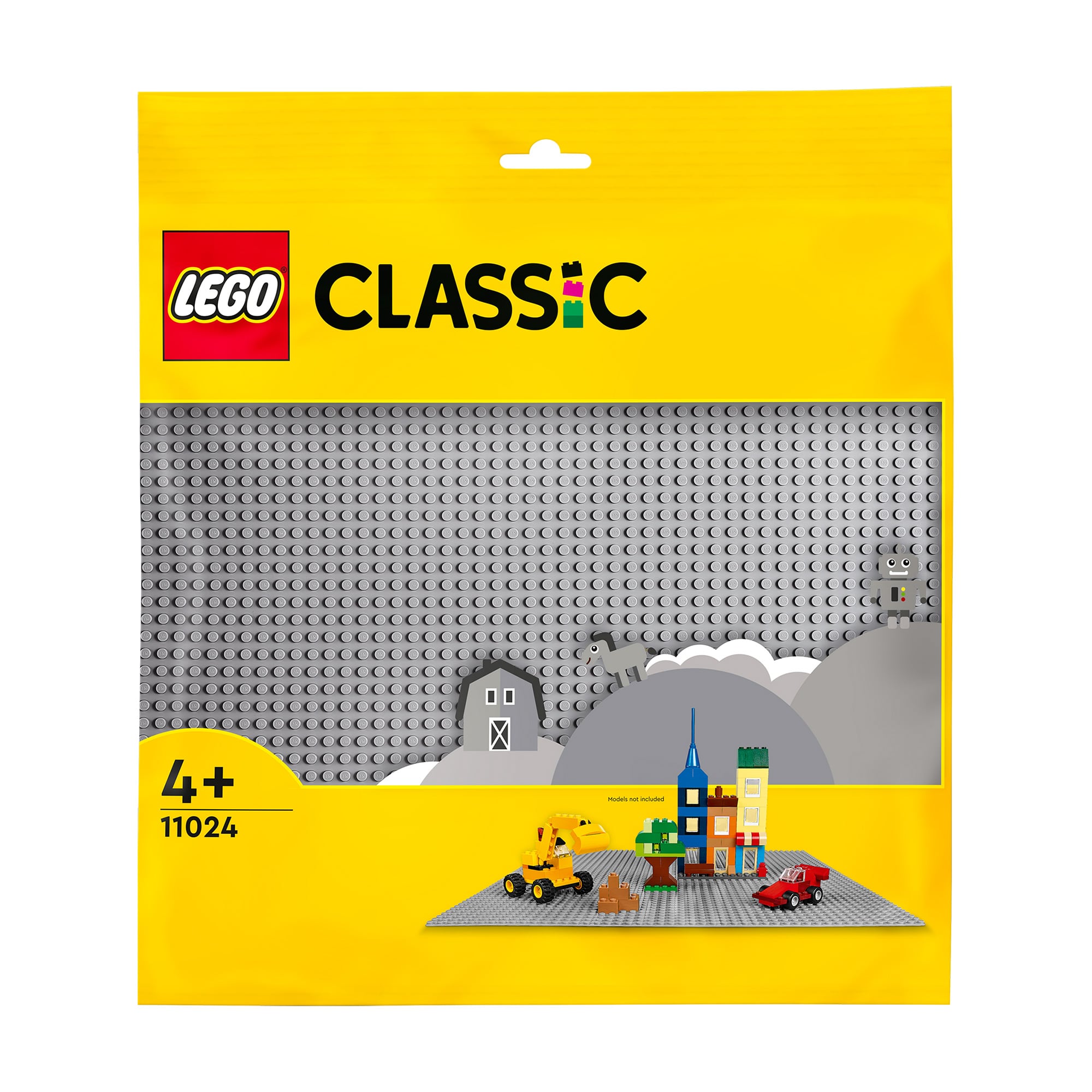Конструктор LEGO Classic Сіра базова пластина, 1 деталь, від 4 років (11024)