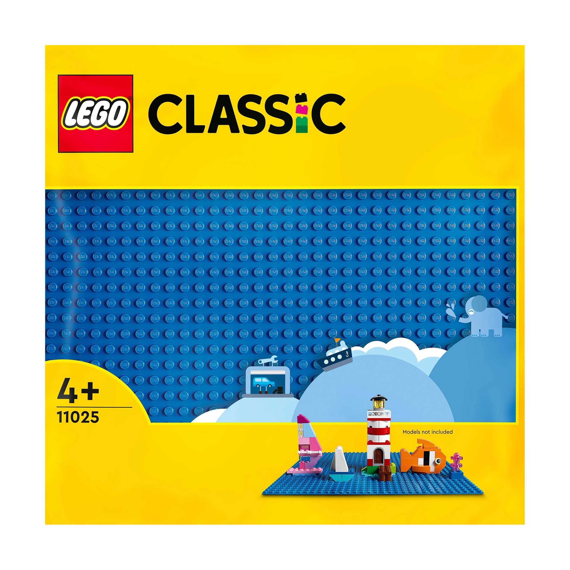 Конструктор LEGO Classic Синя базова пластина, 1 деталь, від 4 років (11025)