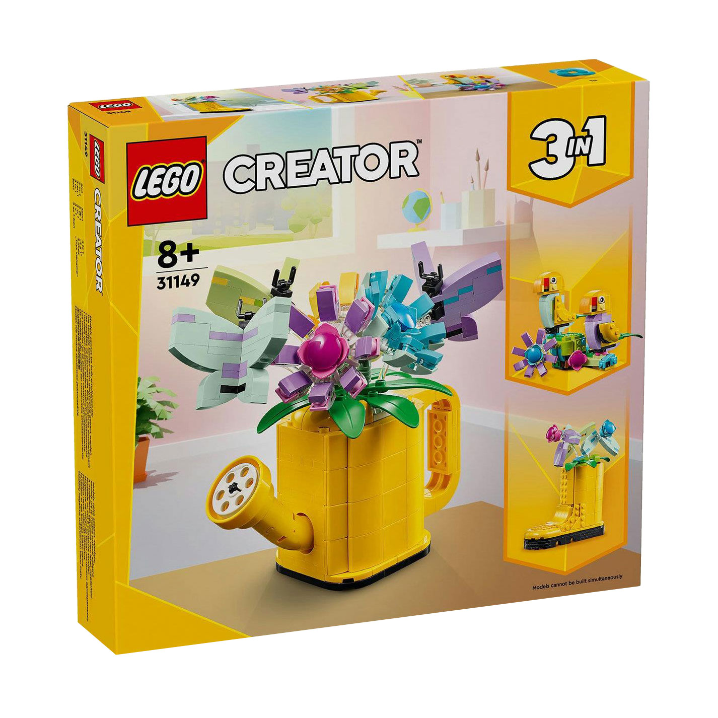 Конструктор LEGO Creator Квіти в лійці, 420 деталей, від 8 років (31149)
