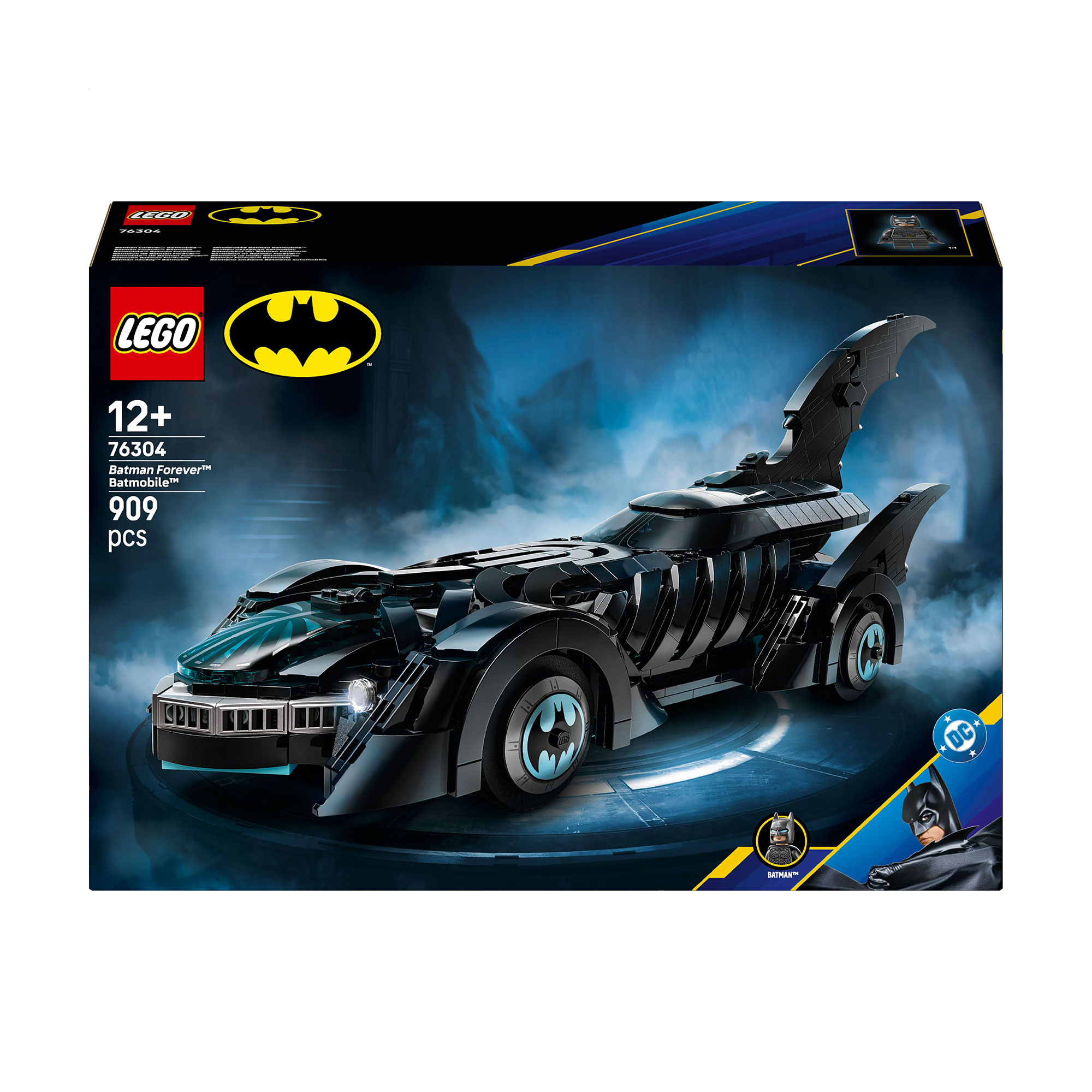 Конструктор LEGO DC Batman Бетмен назавжди Бетмобіль, від 12 років, 909 деталей (76304)
