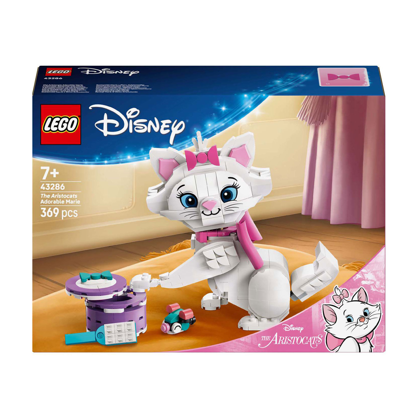 Конструктор LEGO Disney Classic Коти-аристократи Чарівна Марі, 369 деталей, від 7 років (43286)