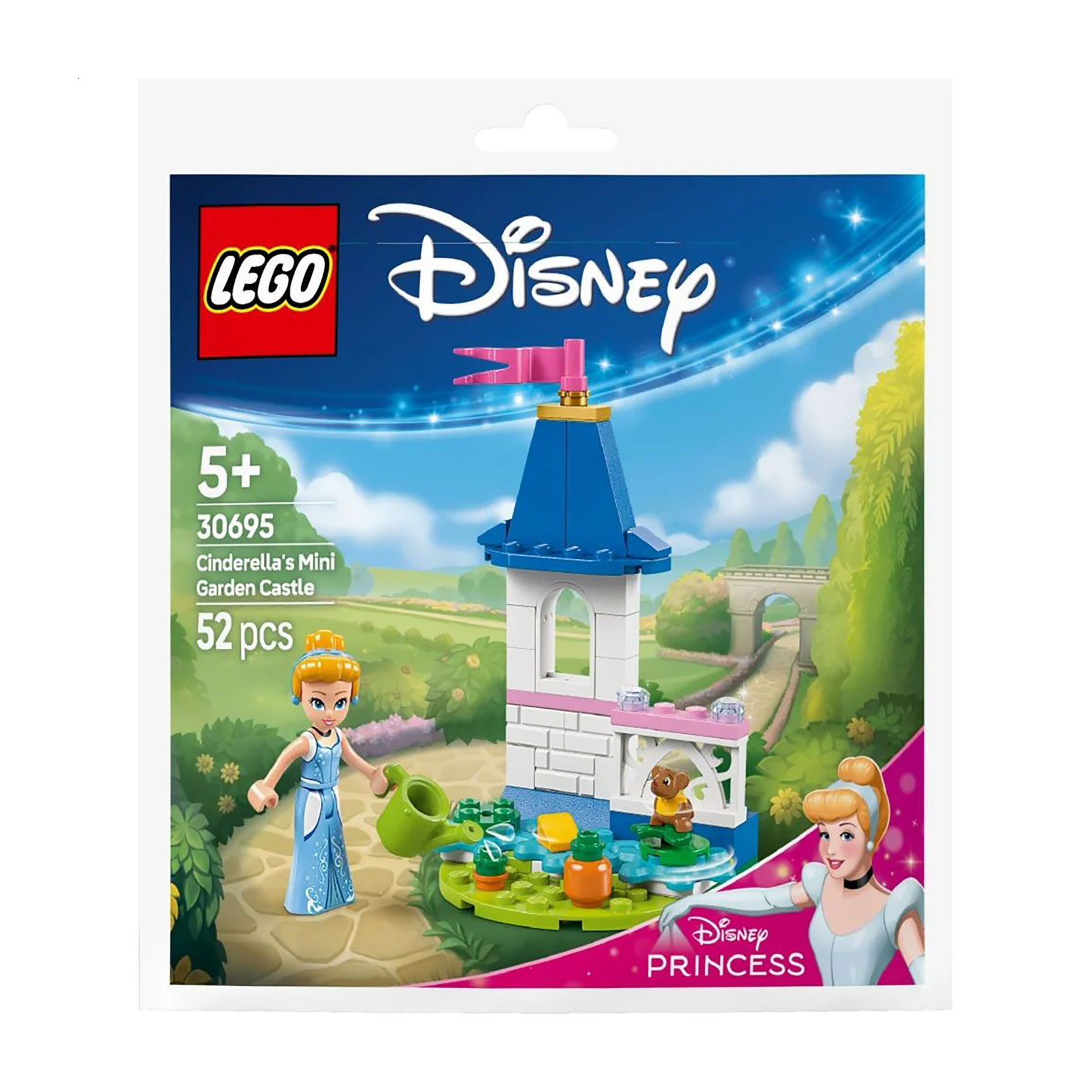 Конструктор LEGO Disney Princess Маленький замок Попелюшки в саду, 52 деталі, від 5 років (30695)