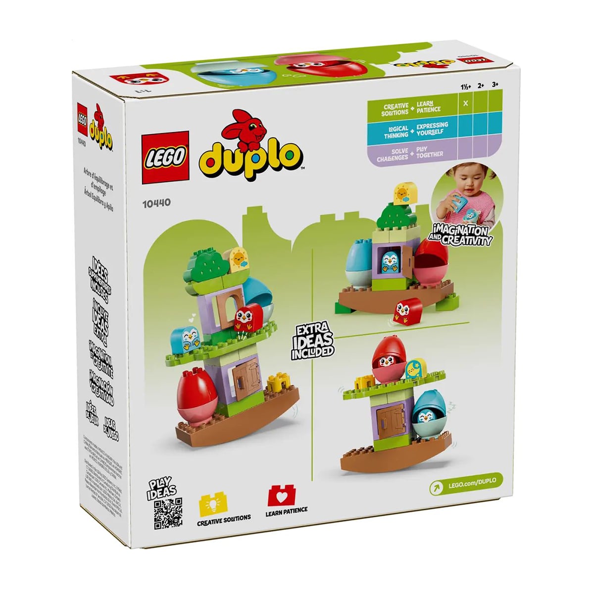 Конструктор LEGO Duplo Дерево для балансування та складання, 27 деталей, від 1 року (10440)