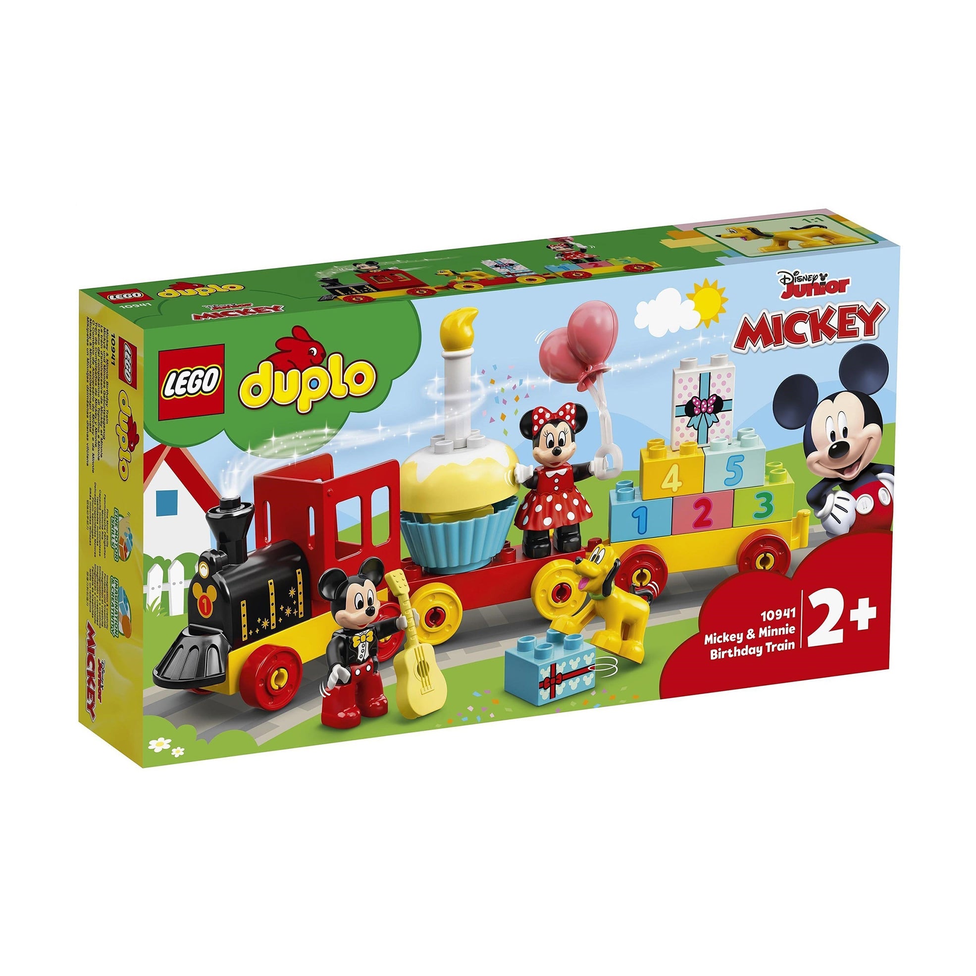 Конструктор LEGO Duplo Disney Святковий поїзд Міккі та Мінні, 22 деталі, від 2 років (10941)