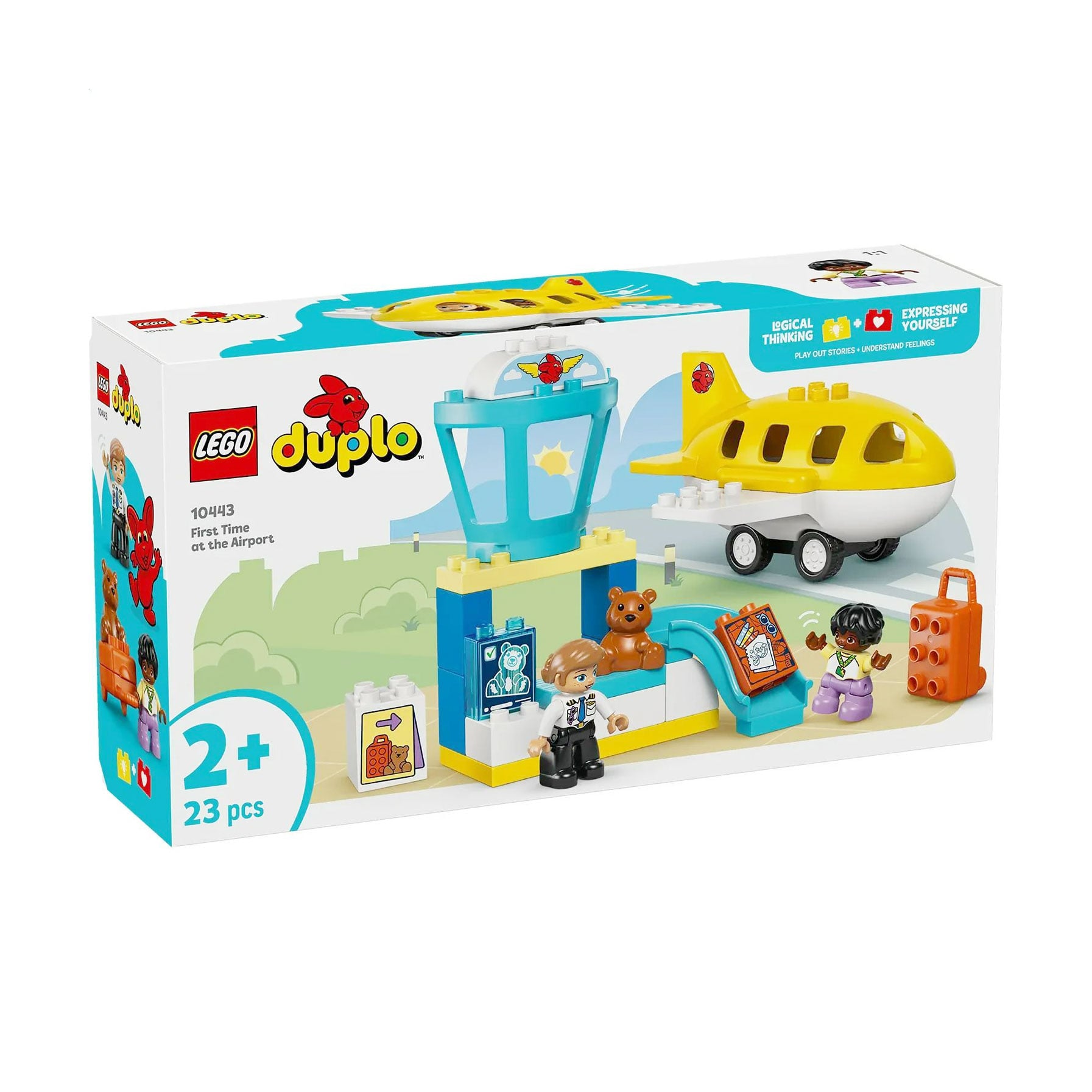 Конструктор LEGO Duplo Перший раз в аеропорту, 23 деталі, від 2 років (10443)