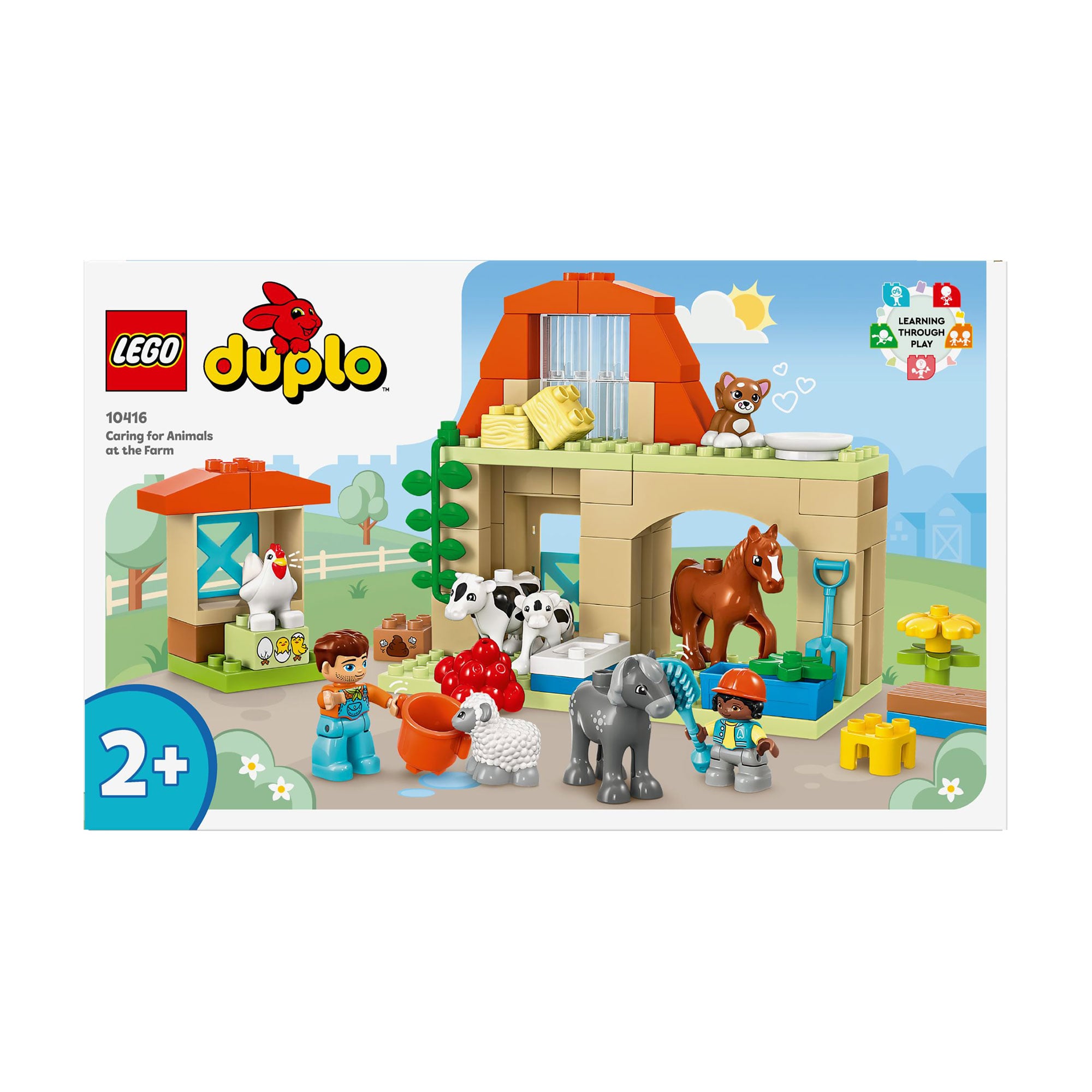 Конструктор LEGO DUPLO Town Догляд за тваринами на фермі, 74 деталей, від 2 років (10416)