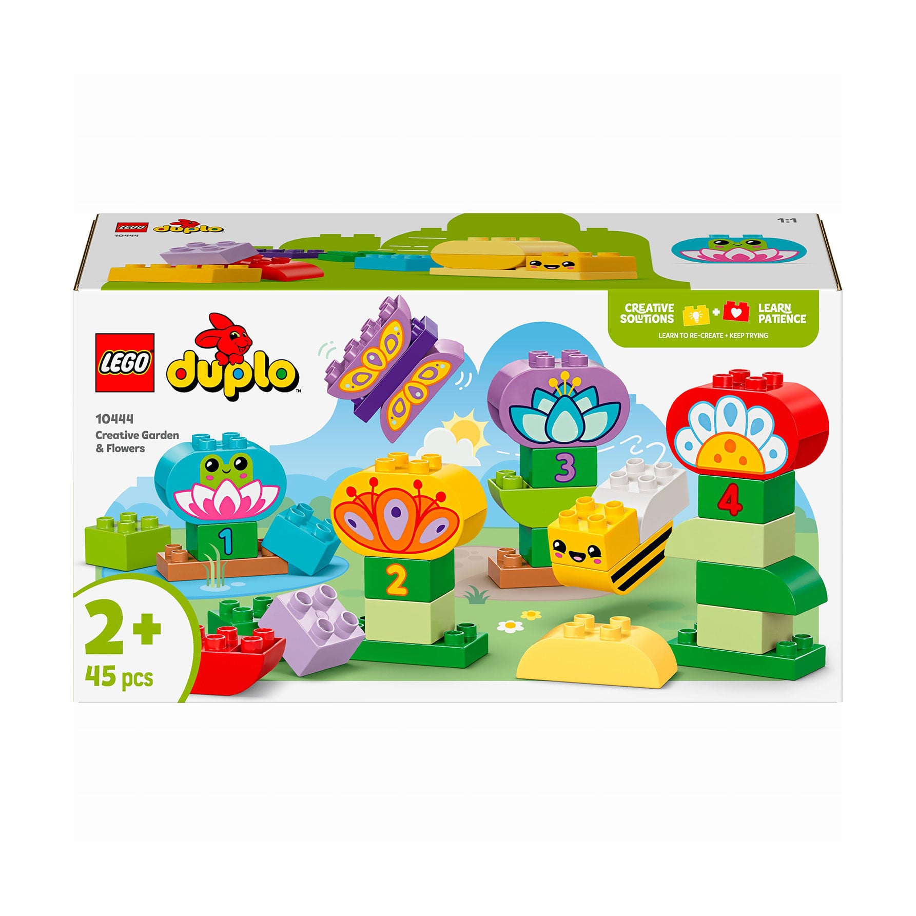 Конструктор LEGO Duplo Town Творчий сад та квіти, 45 деталей, від 2 років (10444)