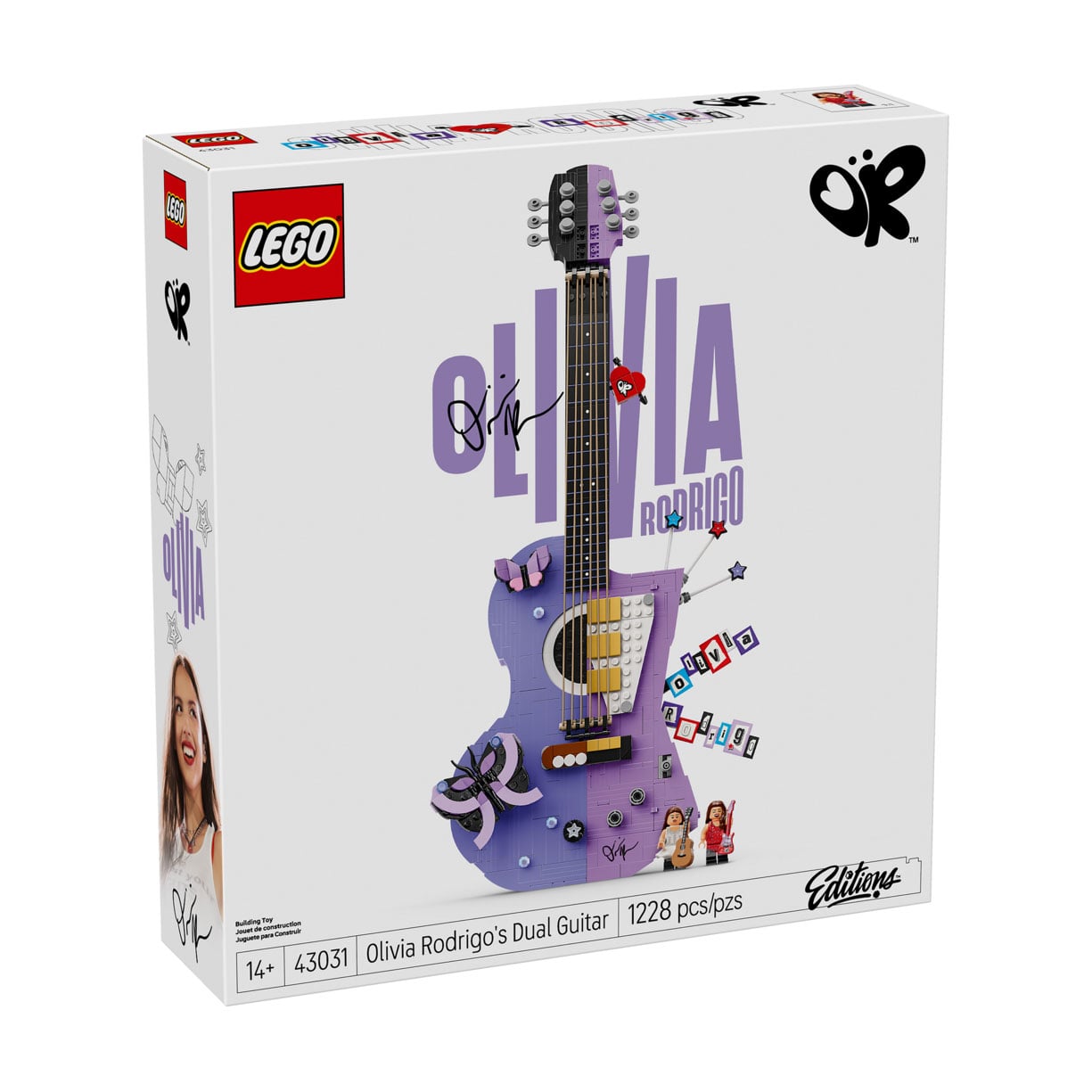 Конструктор LEGO Editions Подвійна гітара Олівії Родріґо, 1228 деталей, від 14 років (43031)