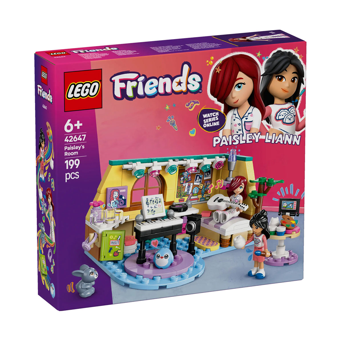Конструктор LEGO Friends Кімната Пейслі, 199 деталей, від 6 років (42647)