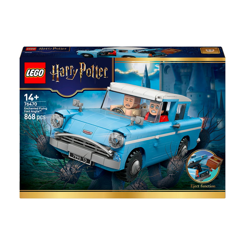 Конструктор LEGO Harry Potter Зачарований летючий Форд Англія, 868 деталей, від 14 років (76470)