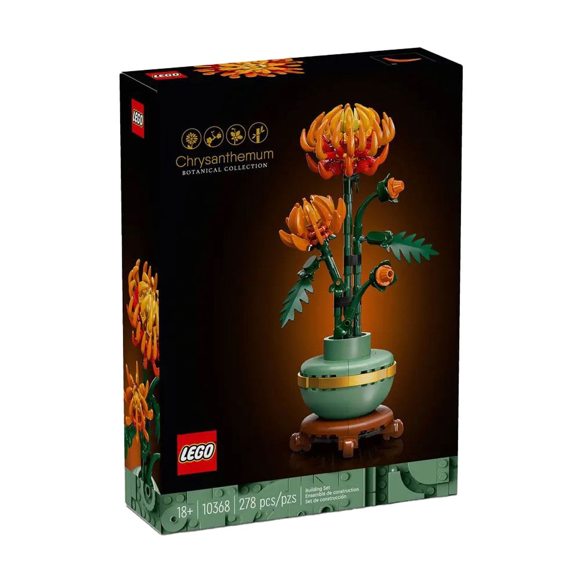 Конструктор LEGO Icons Хризантема, 278 деталей, від 18 років (10368)